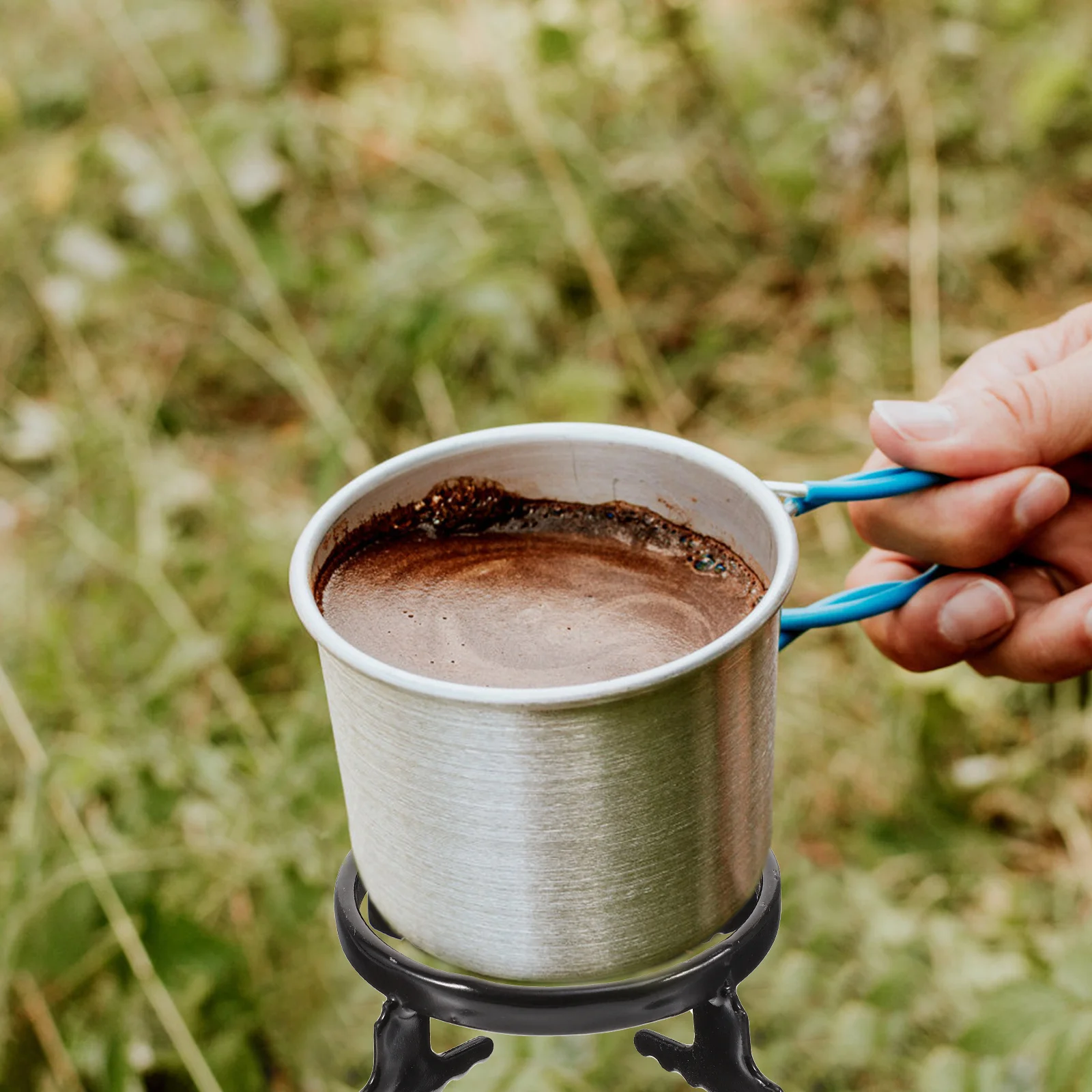 

1 шт., подставка для кофейника, железная подставка для горшка, газовая плита, стойка для плиты, черная практичная кухонная газовая горелка