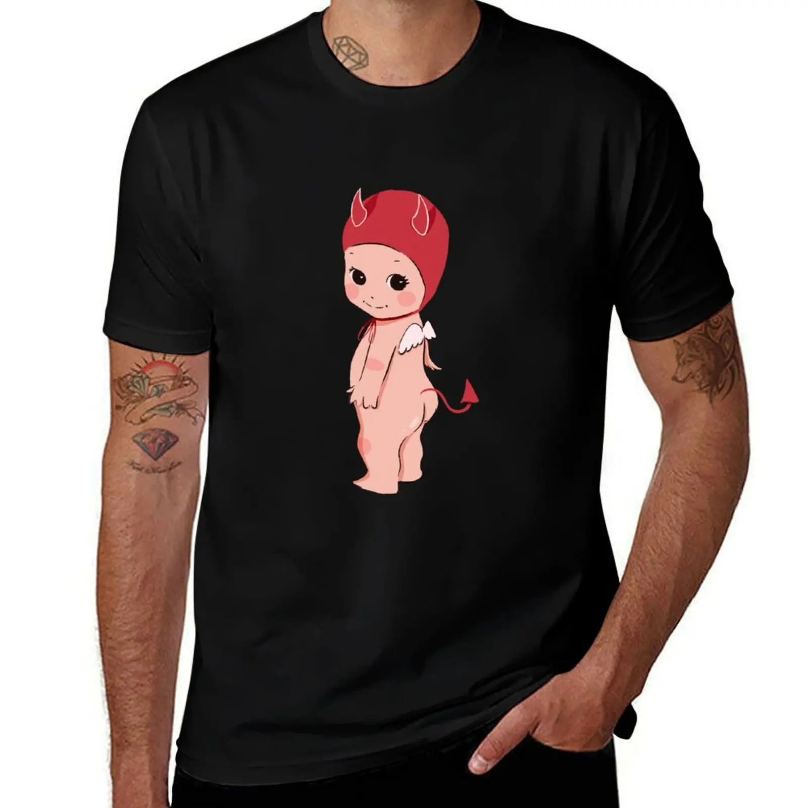 

Devil Cherub Red Devil Sonny Angel T-Shirt Anime t-shirt sweat oversizeds mens t shirt