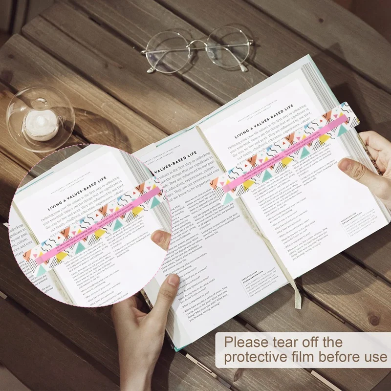 32 ชิ้น Guided Reading Strips สําหรับเด็ก, Dyslexia อ่านแถบ Highlighter Dyslexia อ่านไม้บรรทัดเน้นบุ๊คมาร์ค