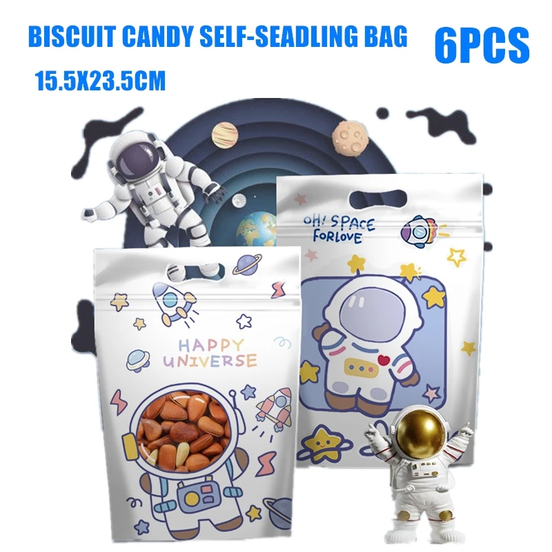 Astronaut Birthday Party Decorations Disposable Tableware Cup Plates Cake Topper Decor Boys Universe Outer Space  Birthday Theme