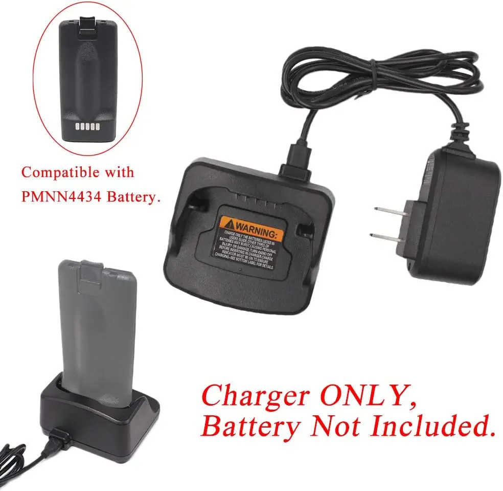 PMLN6393A PMLN6394 PMLN6394A Charger Compatible for Motorola Radio XT225 XT42 XT460 XT660D PMNN4434 PMNN4453 PMNN4434A PMN4434AR