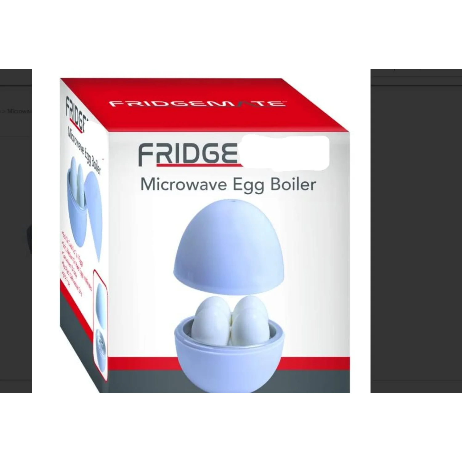 المنتجات غلاية بيض الميكروويف 4 سعة لآسان البيض الناعم - رف مريح وسهل غسالة الأطباق آمن 7x7 fgm6112