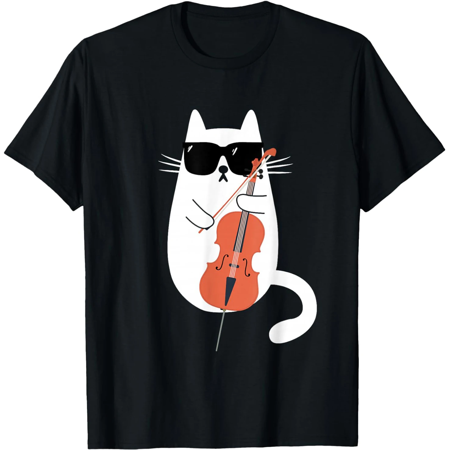 Lustige T-Shirts mit dem Aufdruck „Bester Cellist“ für Männer und Frauen, reine Baumwolle, Humor, Streetwear, kurzärmelig, Unisex, lockere Kleidung – Detail 2