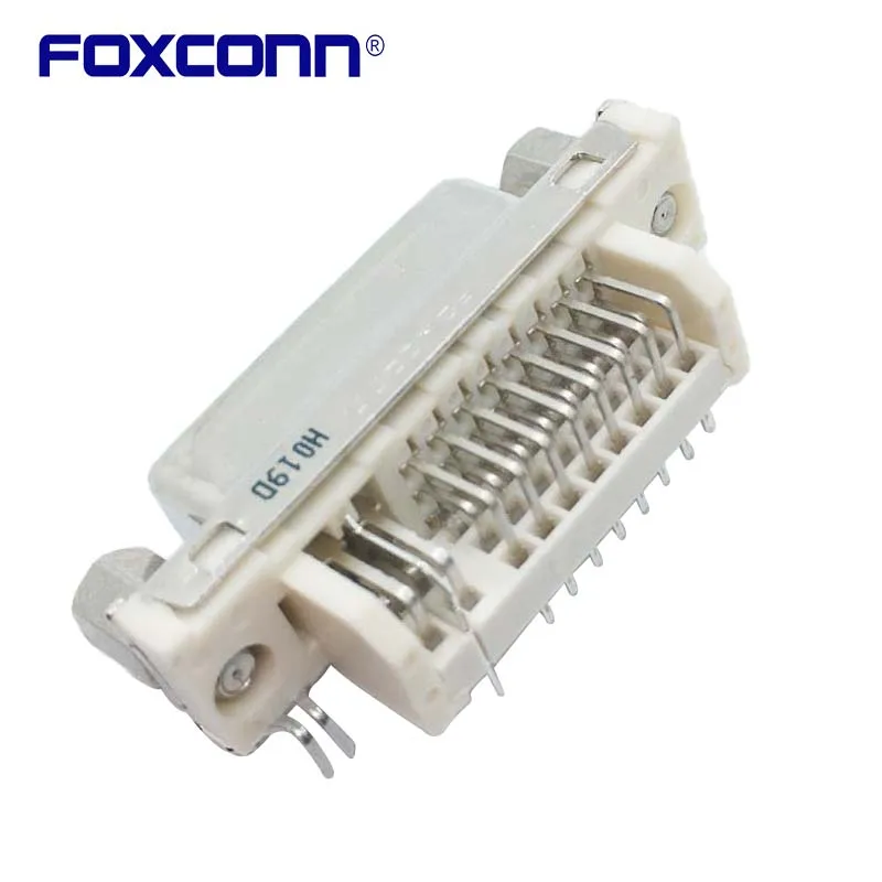 Foxconn QH11121-DAT1-4F DVI Socket 24P+5PMatrixes With screws Connector