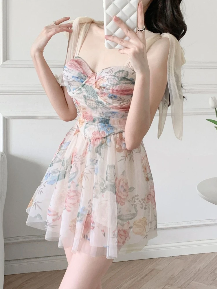 2026 New Arrival Women Sexy One Piece Swimsuit Slimming Conservative Full Coverage Bathing Suit Summer Beach Party Swimwear view 5
