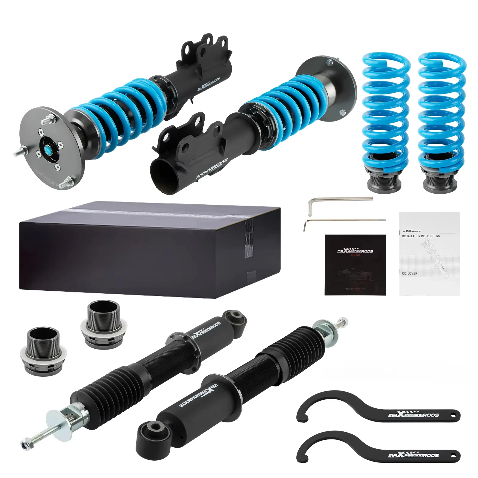 

Coilover Adjustable Damper Shock Strut Kit For ATS CTS CT4 CT5 RWD