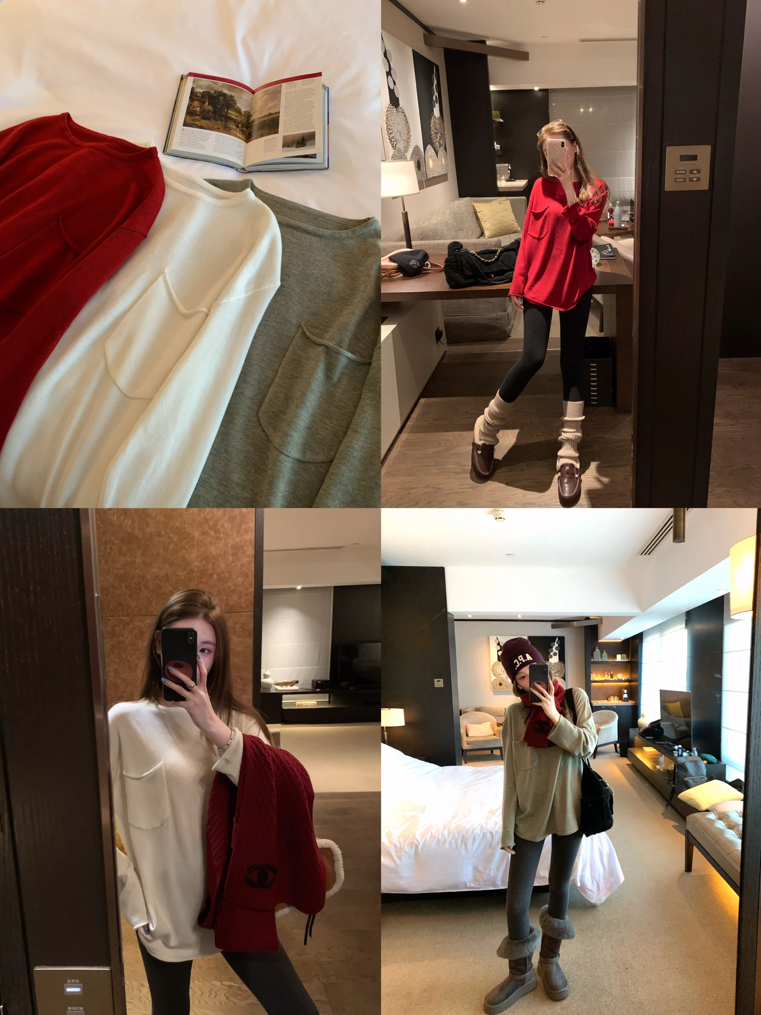 

Официальный шерстяной вязаный свитер Realzz: теплый, свободный крой, удлиненный, для женщин, зимнее пальто средней длины