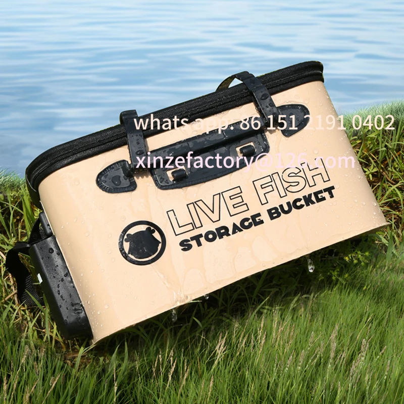 

Customizable Fishing Bucket With Oxygen Large Capacity Portable Thickened Multifunctional Pump Fishing Barrel Live