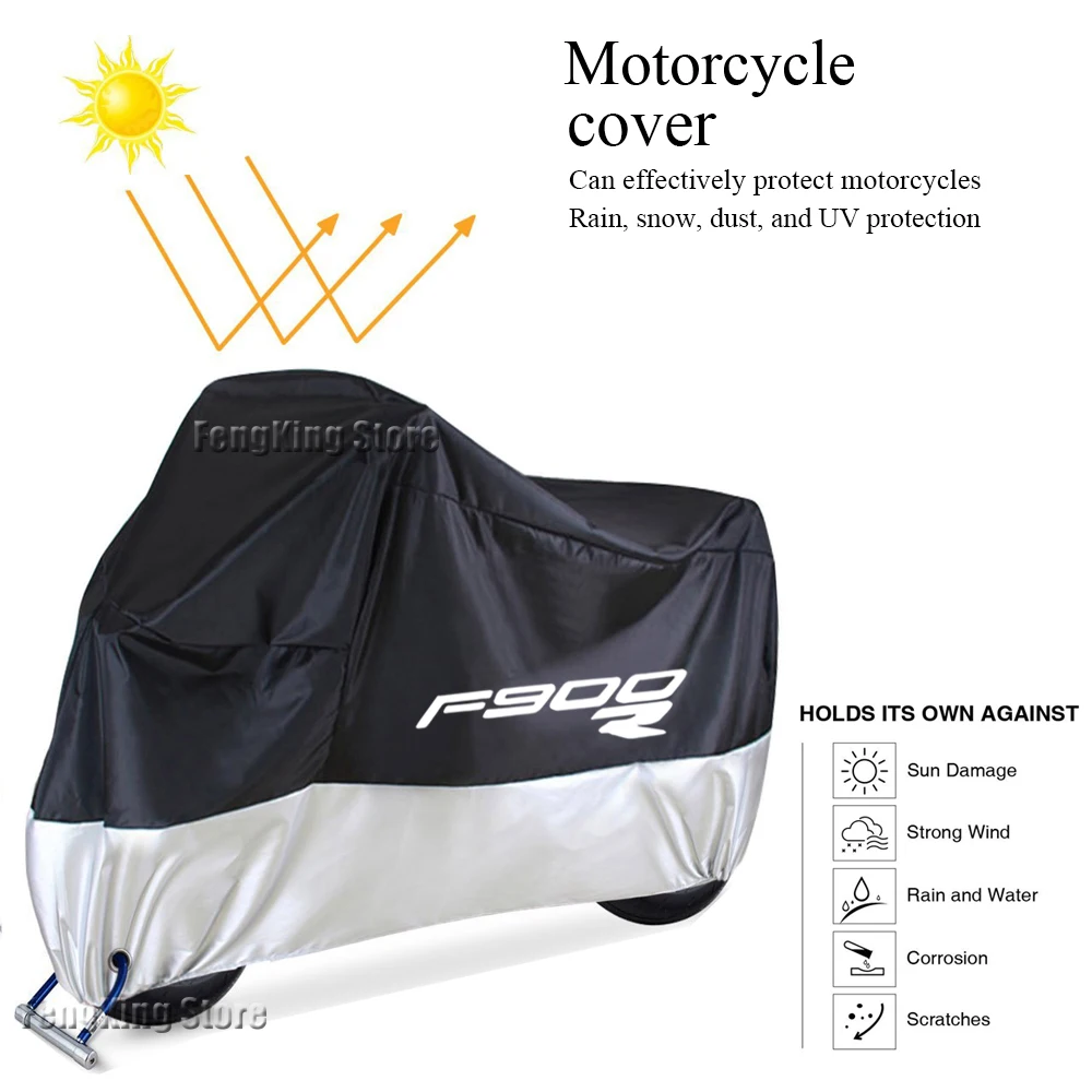 For BMW F800R F900R F900 F900XR F 900 X XR Motorcycle Cover Waterproof Outdoor Motorbike Rain Dustproof Snow Sun UV Protector