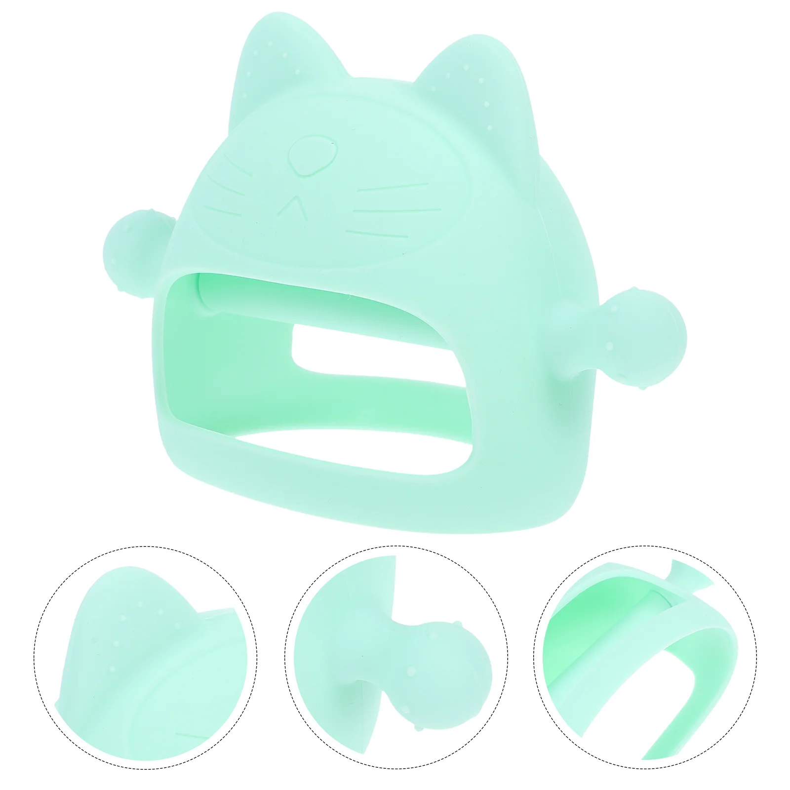 

Силиконовые детские прорезыватели, ручные жевательные рельефные текстурированные прорезыватели для младенцев, безопасная жевательная игрушка для моляров, детский прорезыватель