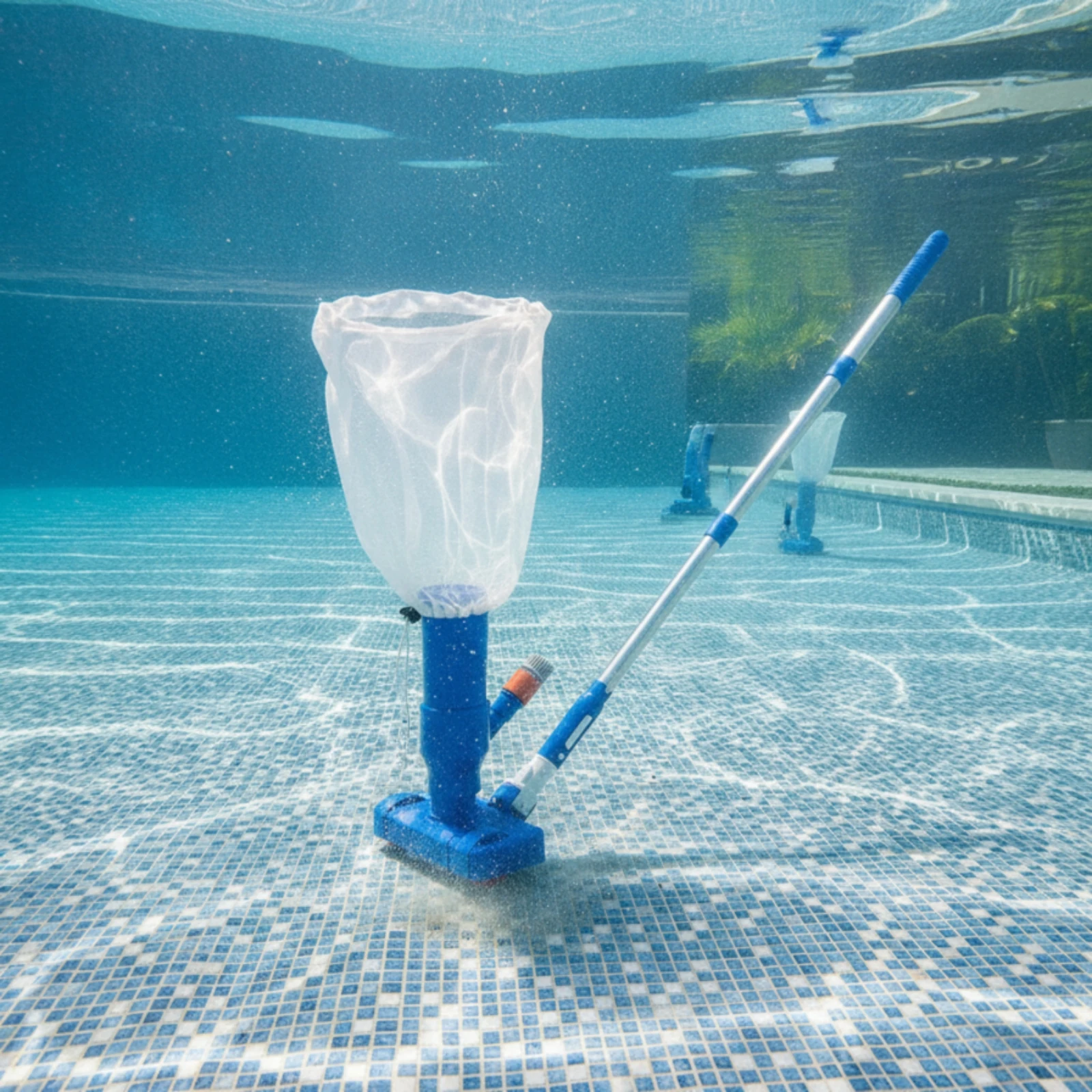 Aspirador De Piscina Con Bolsa De Malla, Aspirador De Piscina Portátil Con Poste, Limpiador Subacuático, Ligero, Fácil De Montar Para Piscinas — -45%, 24.18€ Coupon, from 28.39€ – 45% descuento – €28.39