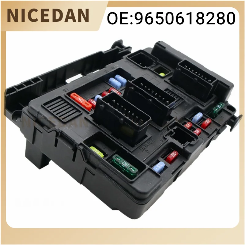 

9650618280 Car Fuse Box For Peugeot Partner 206 307 Citroen Xsara Berlingo Picasso C2 C5 6500.Y3 BSM B3 S118470005K