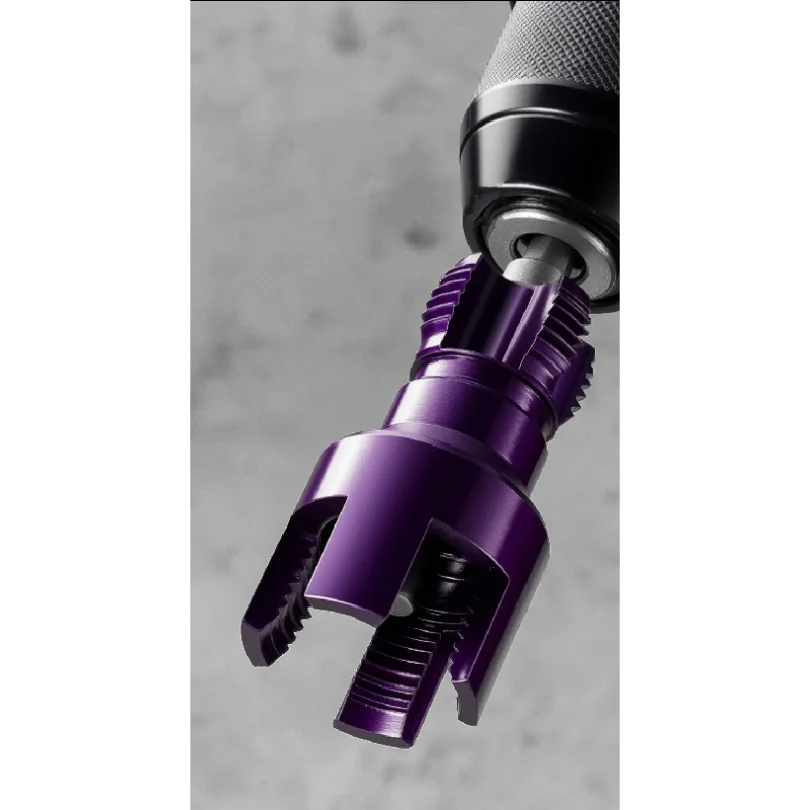 Pipe Threading Tool Hex Shank Pipes with Taps and Dies for Thread Cutting Integrated Internal & External Pipe Threading Tool