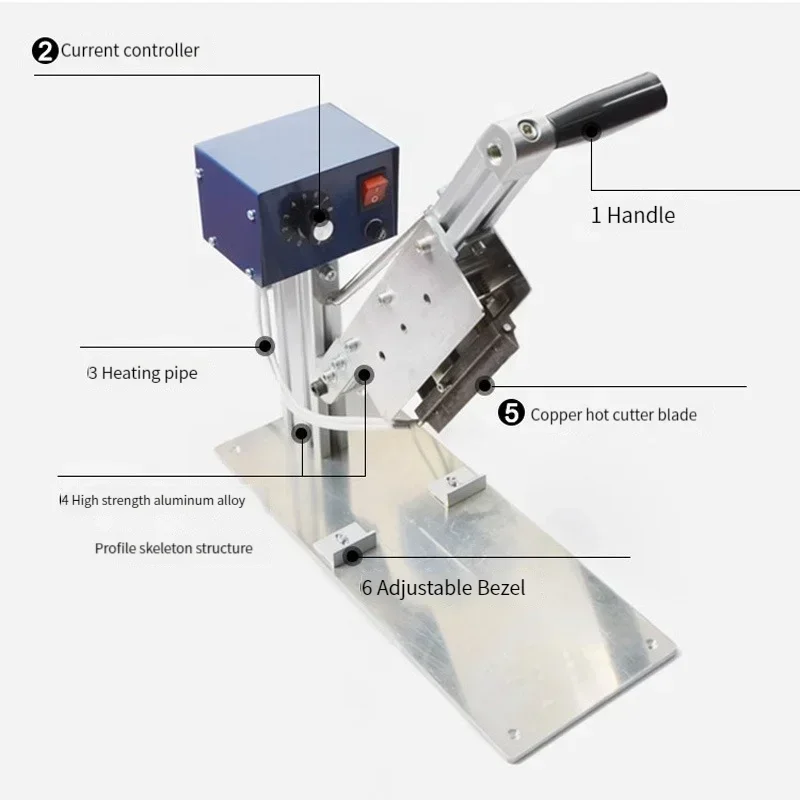 

220v Electric High Power Electric Knife Nylon Cable Electric Knife PP Rope PE Ribbon Elastic Weaving Belt Hot Cutting Machine
