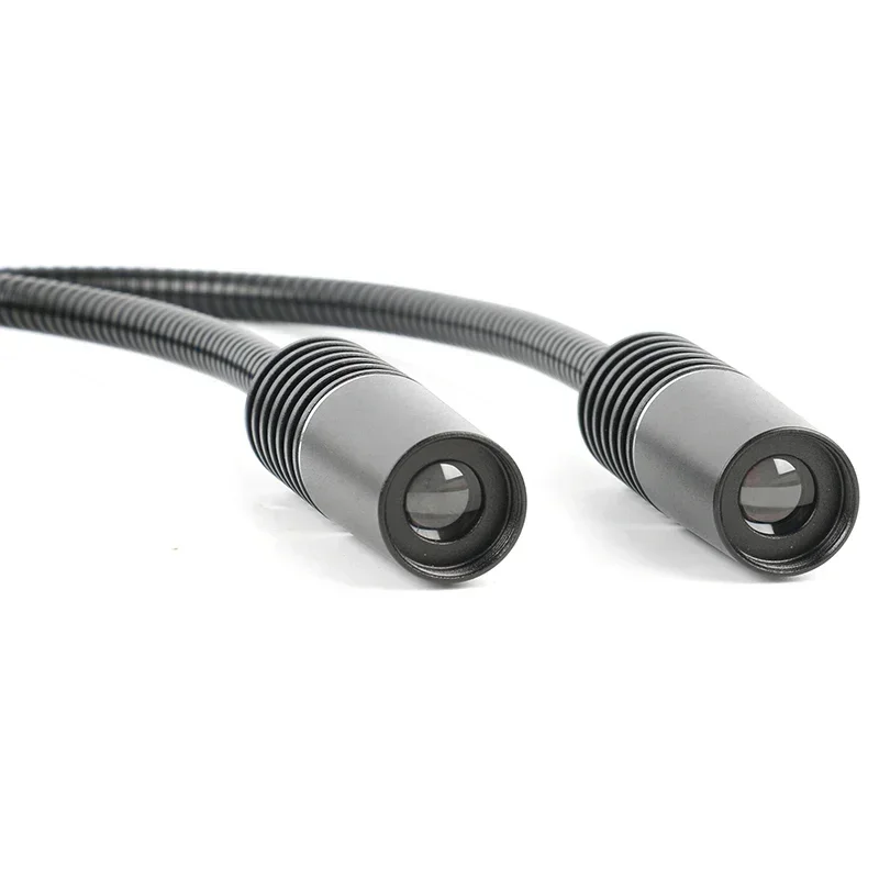 Imagem -04 - Frio Led Microscópio Fonte de Luz Ganso-pescoço Duplo Iluminador de Fibra Óptica Zoom Estéreo Binocular Trinocular w