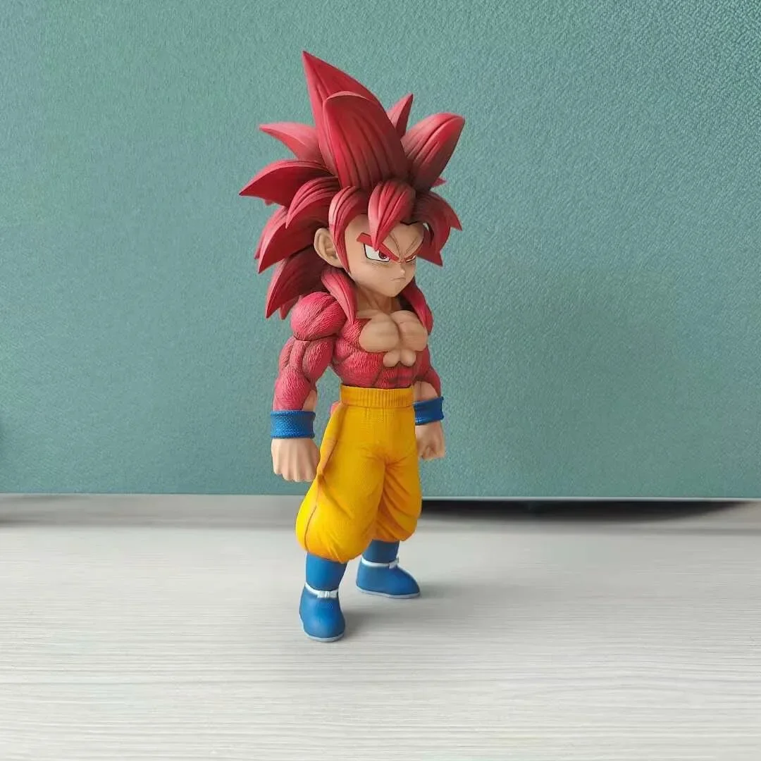 17cm Dragon Ball Goku Daima Super Saiyan 4 Anime Figure SSJ4 Son Goku Action Figurine Pvc Model Gk Statue Collection Toy Gifts