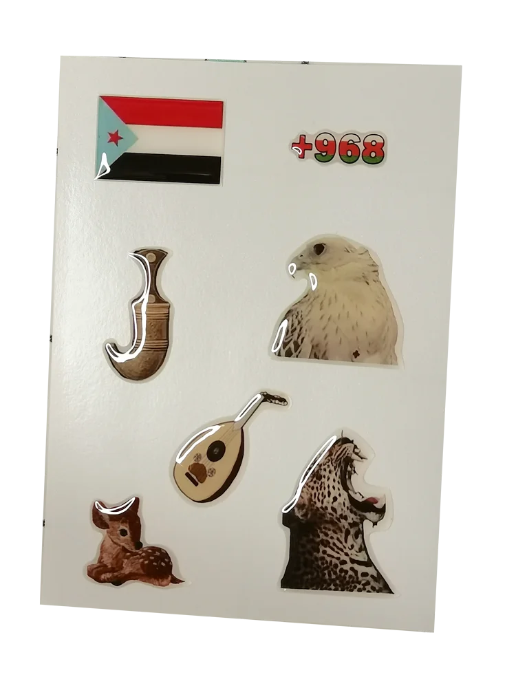 

Vintage Decorative Resin Label for Phone Case DIY Stickers 3D Decoration
