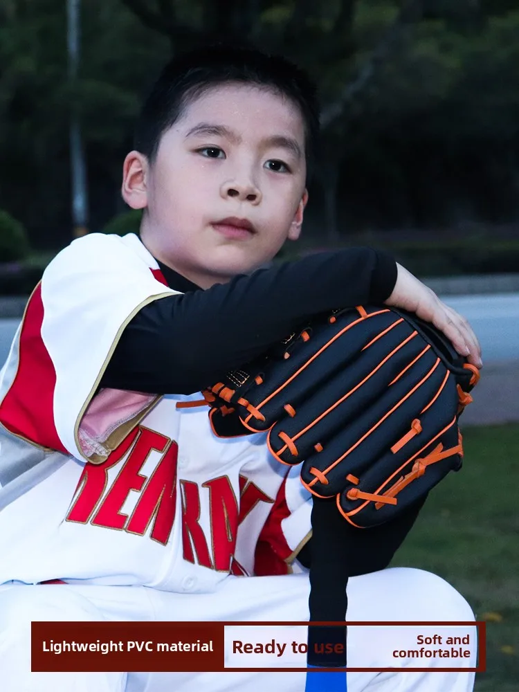 

Profional Baseball Gloves for Adults And Children Youth Students Soft Leather cher Pitcher Towing Gloves Sofall