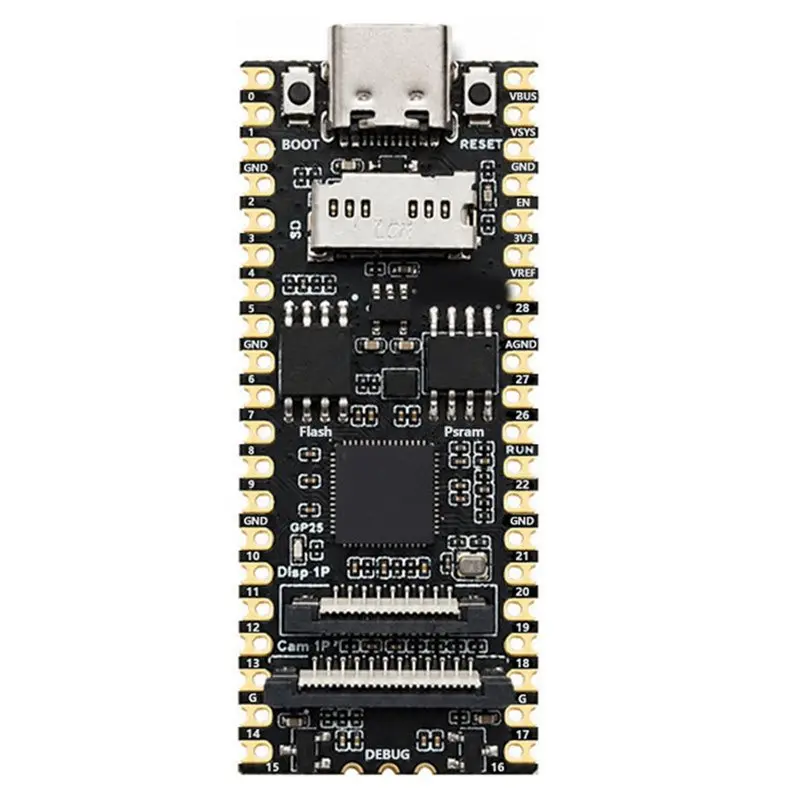 B03B-For Raspberry Pi Pico 2 Pro RP2350A Linux Pro 8MB Development Board Touch Screen Display Camera Port