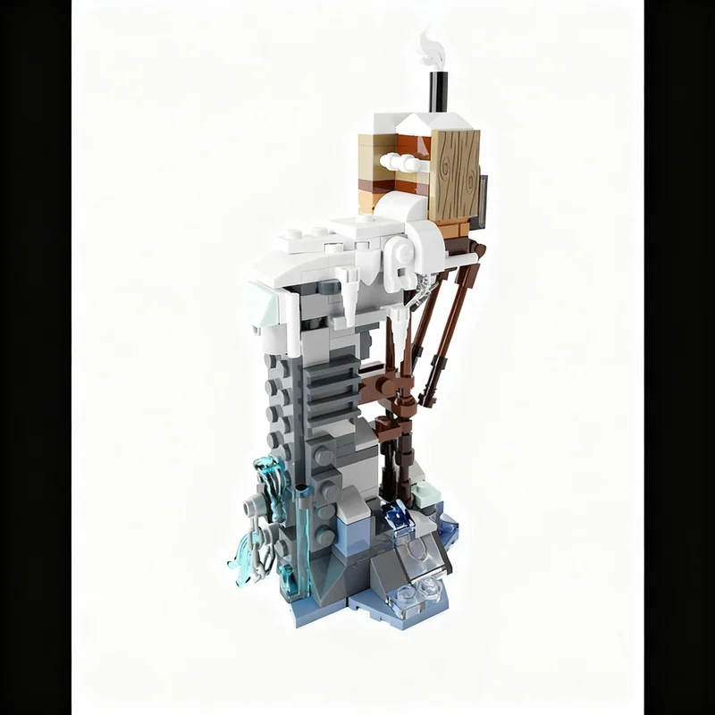 187 ชิ้น MOC Creator Cliff House ชุดตัวต่ออาคารจำลอง ของเล่น DIY สร้างสรรค์ ของขวัญคริสต์มาส ไอเดียของขวัญเพื่อการศึกษา ตัวต่ออิฐ