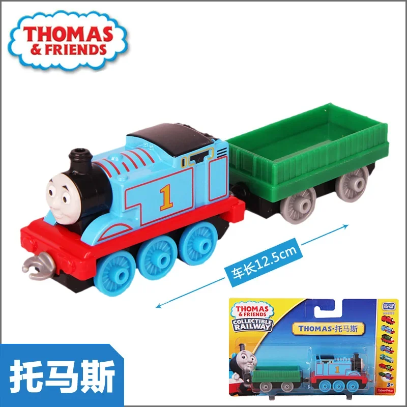 Original Mattel Thomas and Friends Car Track Master Diecast Train Engines Edward Peacy Alloy Vehicle Toys for Boy Birthday Gift