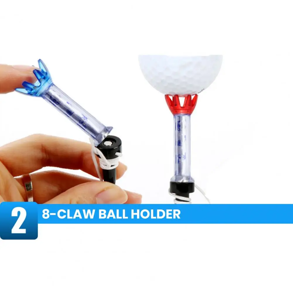 Wear-resistant Golf Tee High Stability Low Friction Golf Tee Wear Resistant Training Tool with Detachable Simple Installation