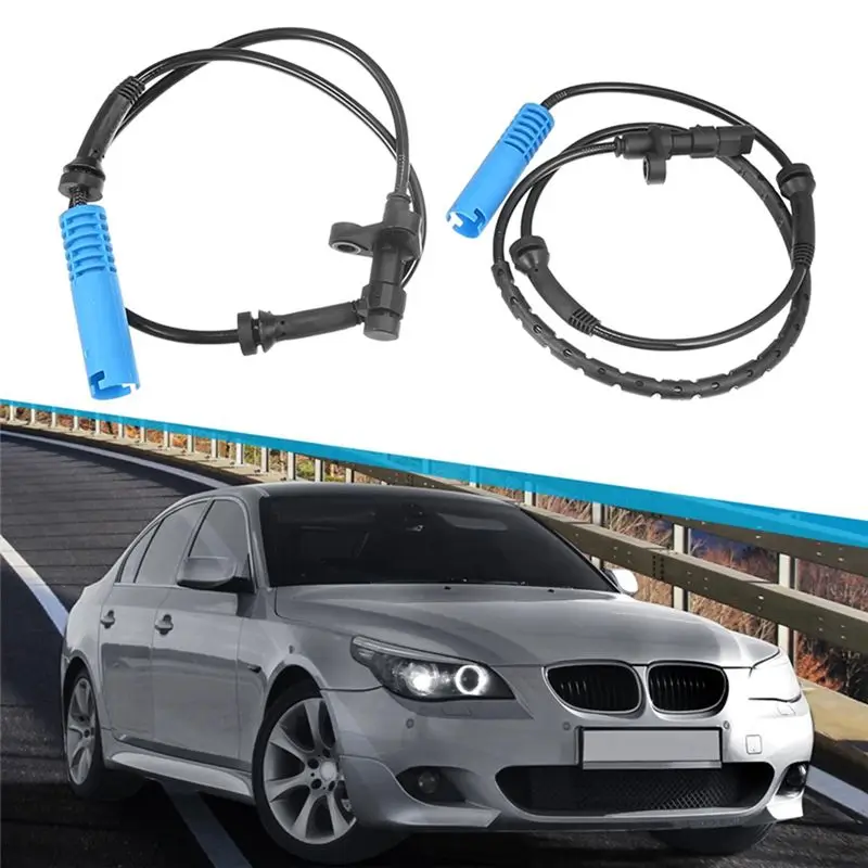 AEA7-4PCS السيارات اليسار واليمين ABS الاستشعار لسيارات BMW E39 525 528 540 34526756375 34526756376 #2