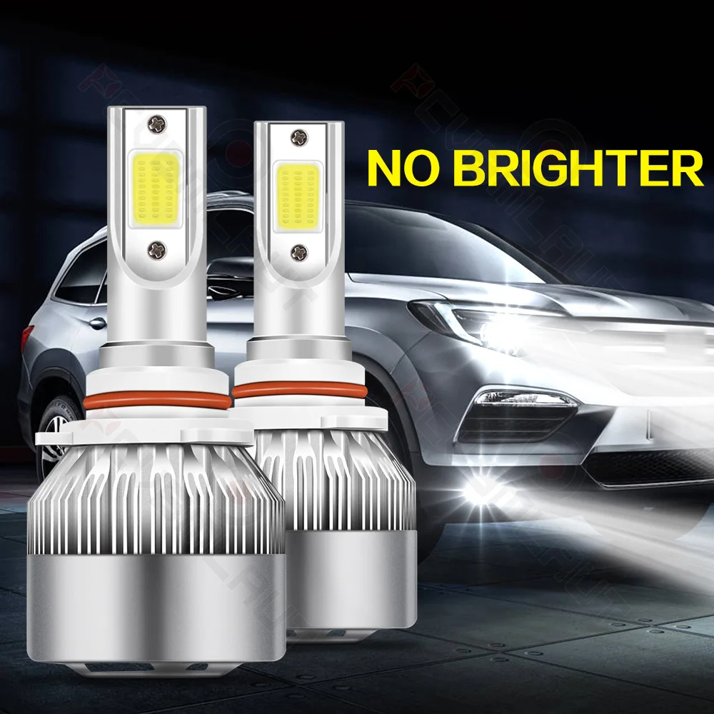 

CHUSYYRAY 2PCS Car lights 9005 Super Bright LED Headlights High Low Beam Fog Light Bulb White 6000K Car accsesories