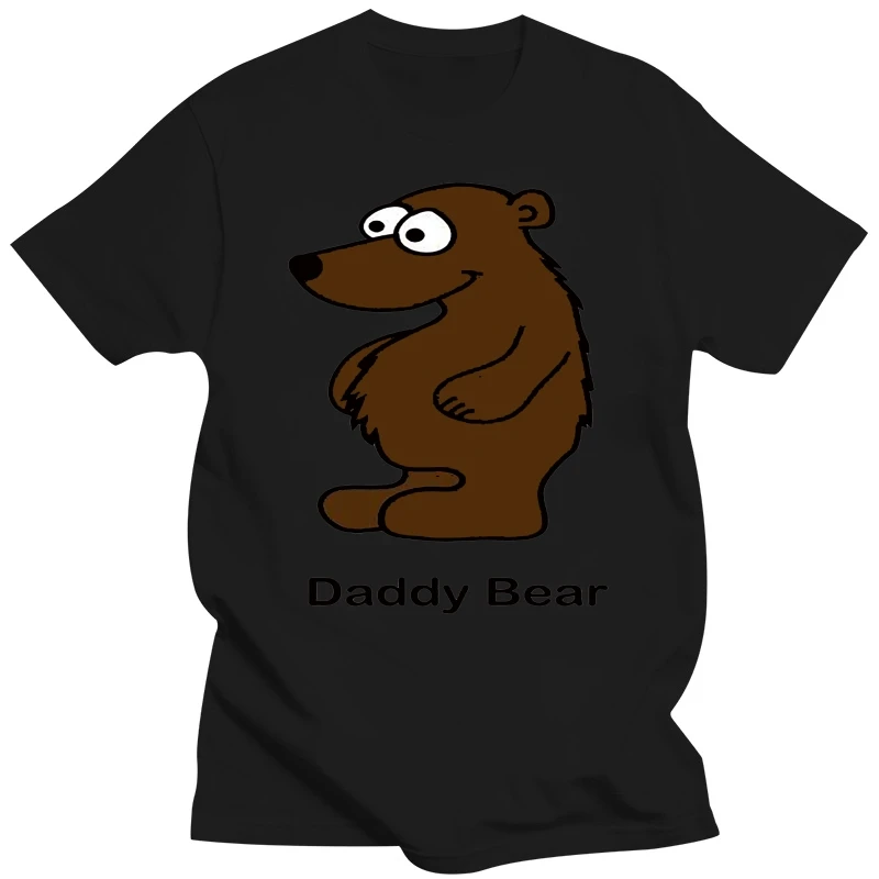 Daddy Bear Men's T-Shirt T Shirt Discount 100 % Cotton T Shirt For Men'S Summer Casual Man T Shirt Good Quality Dress