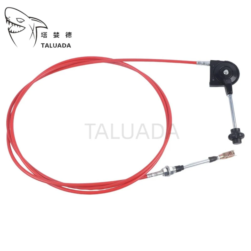 

4M 157inch Throttle Cable Red For Excavator Motor Stepper Cable Accelerator Wiring Harness Controller Parts