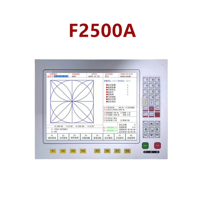 

F2500A Cnc Cutting Expert F2500a 17 Inch Lcd Screen Plasma Cutting Machine Cnc System For Flame Plasma Gantry Cutting Machine