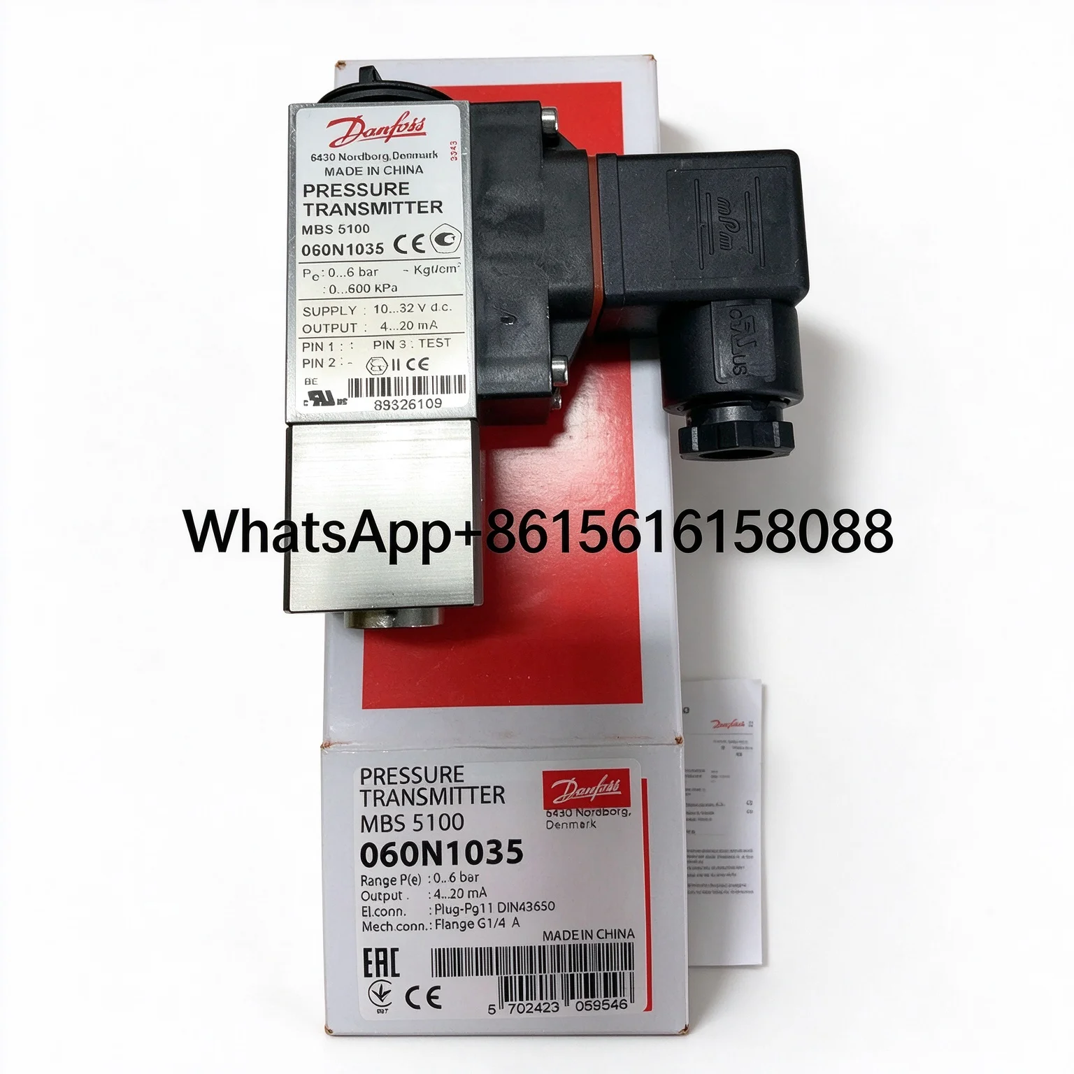 MBS5100 060N1035 060N1036 060N1037 060N1038 060N1039 060N1065 060N1064 Danfoss Pressure Switch