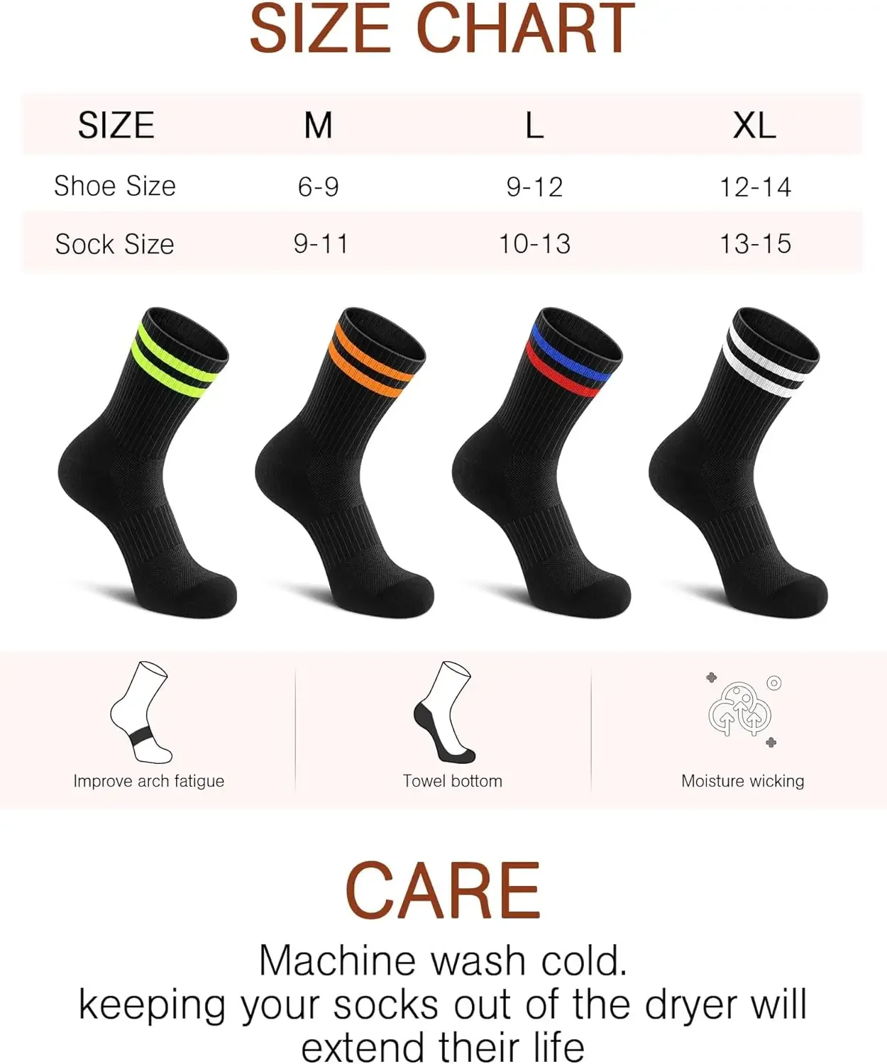 

One Pair of Breathable Mesh Men and Women Striped RA Cycling Socks Suitable for Racing Sports Cycling Highwayscycling