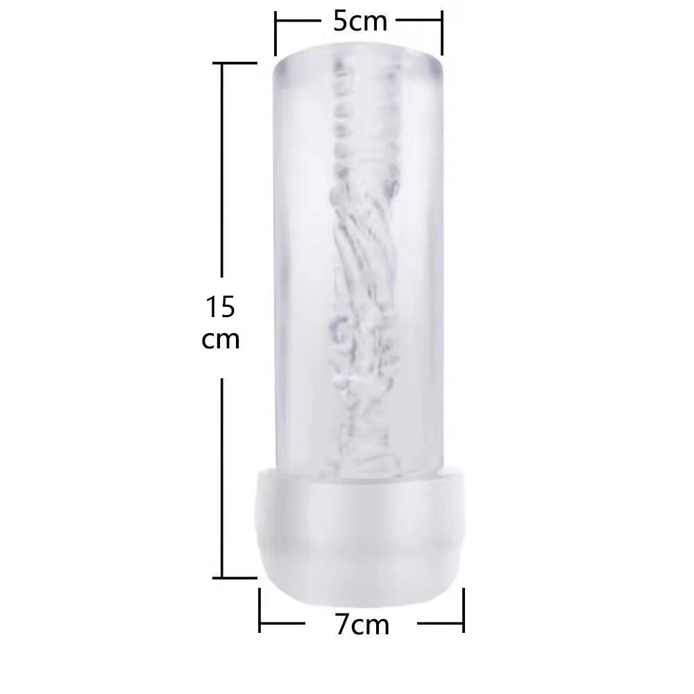 Male Masturbator Penis Vacuum Pump Enlarger Trainer with Vaginal Manual Dick Bigger Enhancement Adult Products view 4