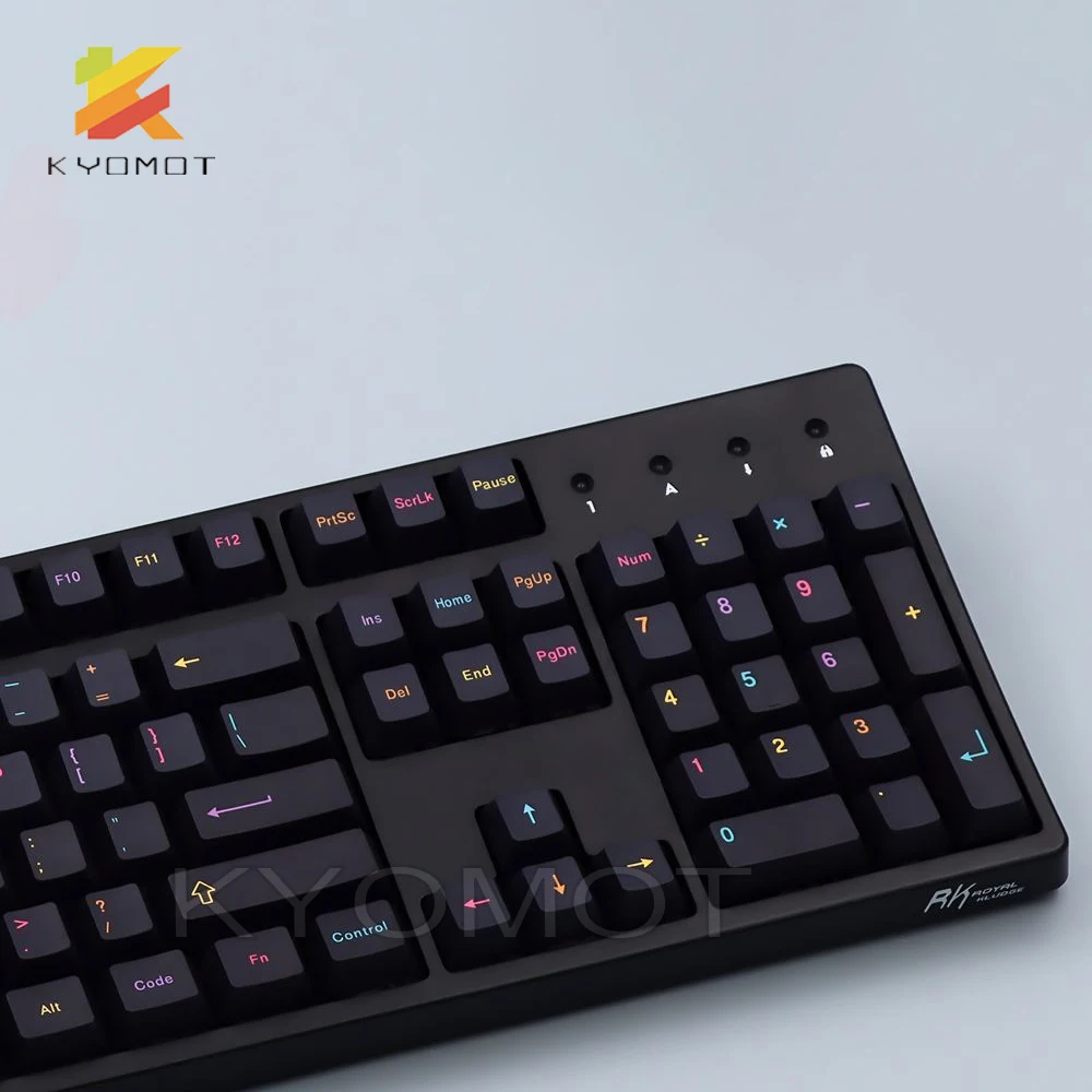 Imagem -04 - Kyomot Gmk Mictlán Keycaps Temáticos Pbt Dye-perfil de Sublimação Cereja 149 Keycap Chave para Faça Você Mesmo Layout mx Interruptor Teclado Mecânico