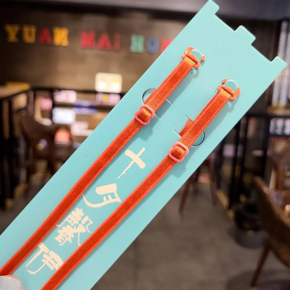 

1 Pair Elastic Candy Color Summer Invisible Bra Strap Bra Accessories Shoulder Strap Intimates Accessories