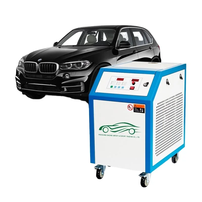 Eco friendly lifetime warranty oxy-hydrogen generator  fuel injector cleaning machine hho carbon clean car engine