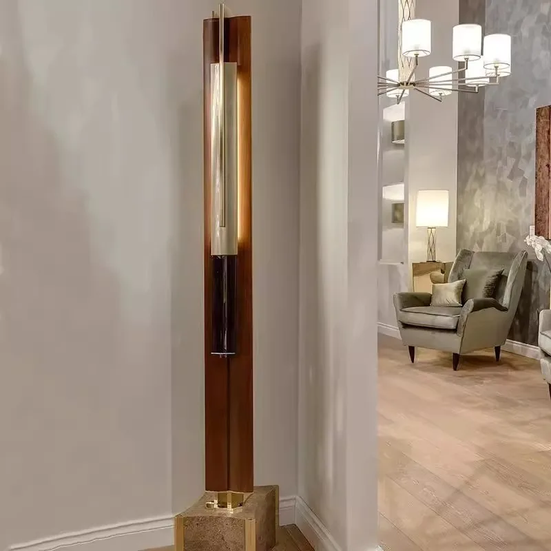 Modern simple floor lamp, bedroom bedside ambient lamp next to the sofa in the living room