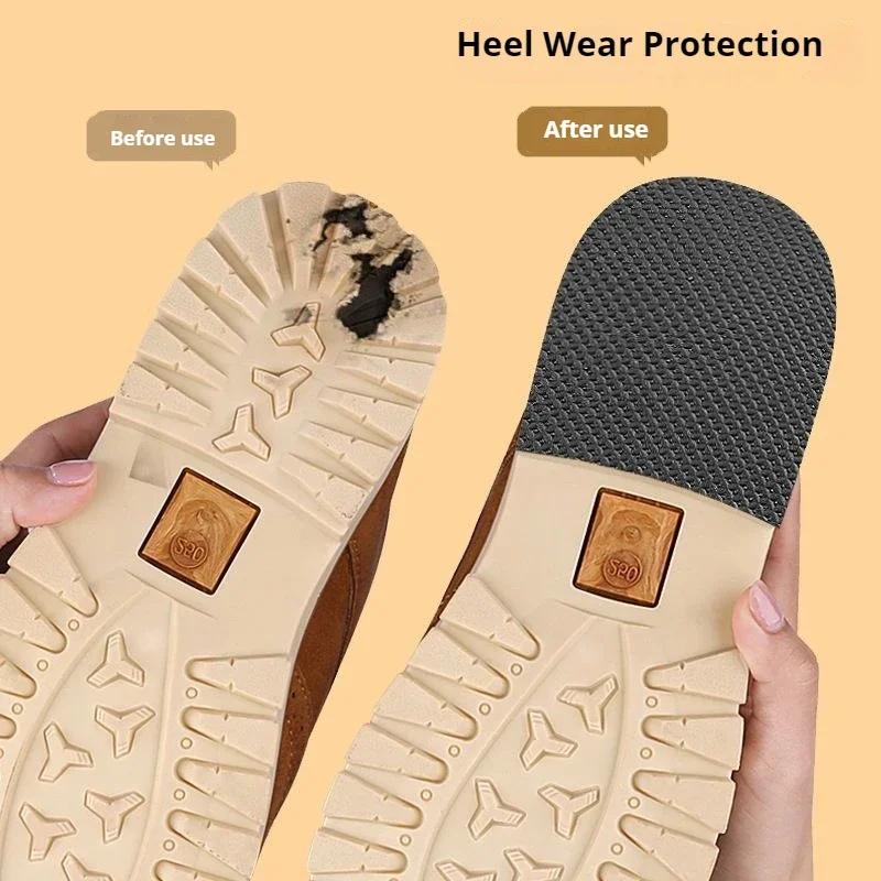 1roll Thick Anti-slip Mute Shoe Sole Patches for Repairing Holes Protecting Soles Suitable for High Heels and Sports Shoes image 5