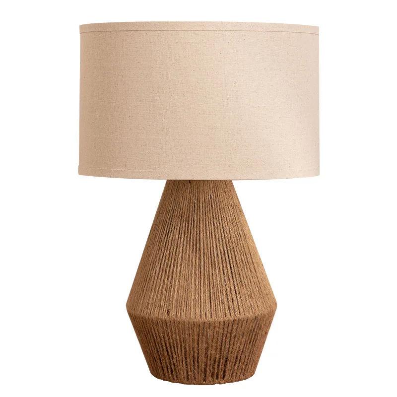 Imagem -04 - Japonês Wabi Sabi Led Table Lamp Nordic Minimalismo Luminárias Mesa Lampfor Quarto Art Decor Iluminação Interior E27