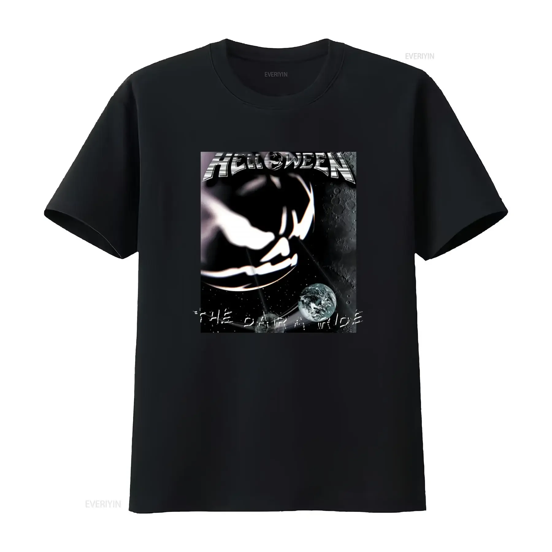 Vintage Helloween Album The Dark Ride 2000 Year Gamma Ray Stratovarius T Shirt vintage Washed Versatile Comfortable fashion