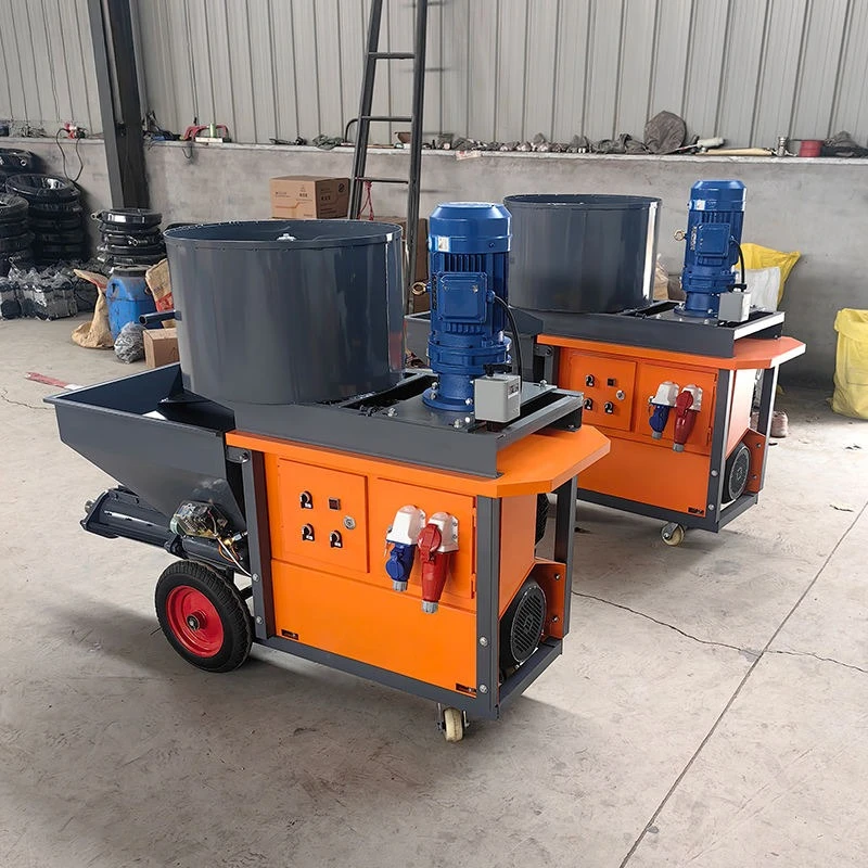 Mortar Spraying Machine Automatic Mortar Gypsum Wall Plaster Machine Concrete Mortar Injection Spray Machines Pump Motor Core