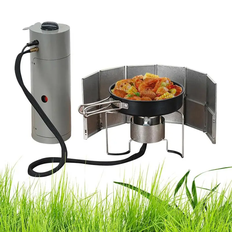 

Portable Picnic Stove Outdoor Mini Cassette Furnace With Foldable Handle Cassette Furnace Foldable Mini Stove For Camping Picnic