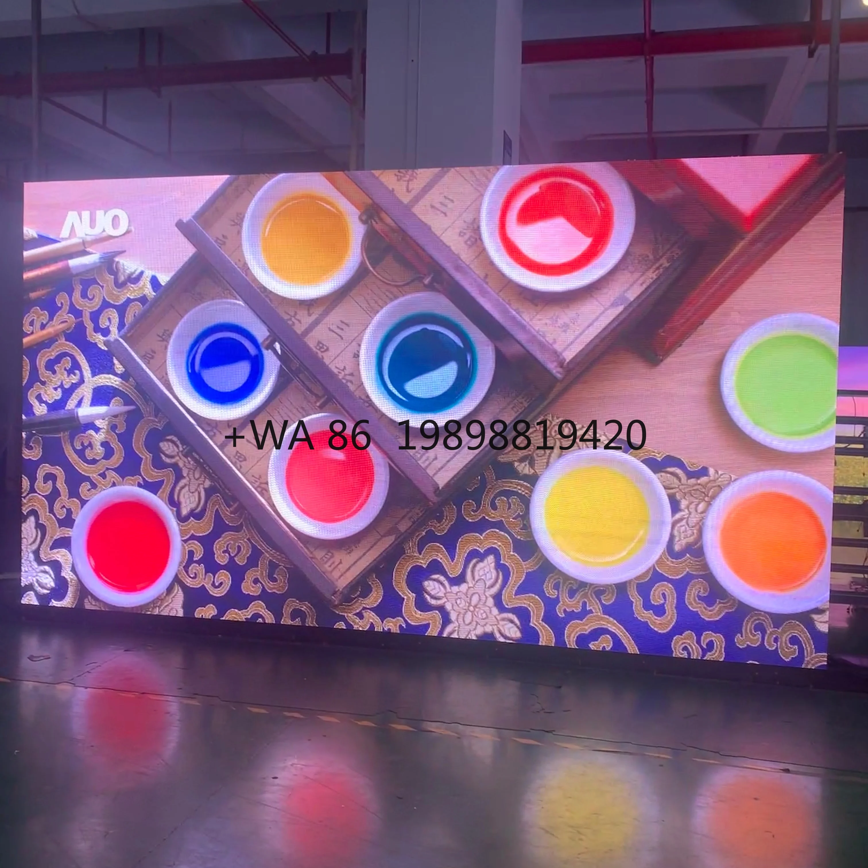Module 500x500mm Die-casting AL-cabinet Indoor Rental Led Display Screen