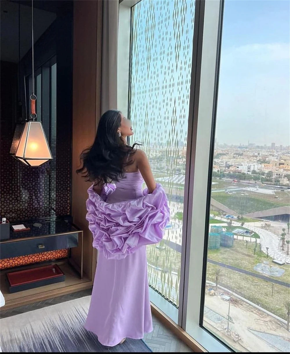 Vestido de fiesta de lujo con escote Corazón, vestidos de graduación, flores de cóctel, ocasión de gasa