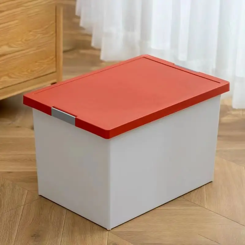 

Z4964 storage box Japanese household oversized plastic clothes and toys sorting box Dormitory student storage box