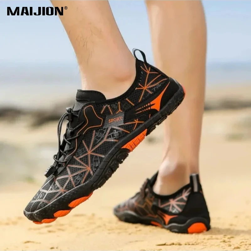 

Breathable Men Water Sports Shoes Women Quick Dry Barefoot Aqua Shoes for Fishing Beach Wading Sneakers Boating Surfing Walking
