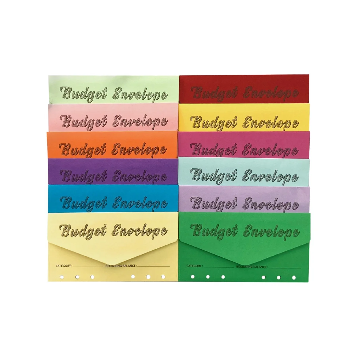 Cash Envelopes for Budgeting,Budget Binder Envelopes with Expense Tracker Budget Sheets, for Budget Planner