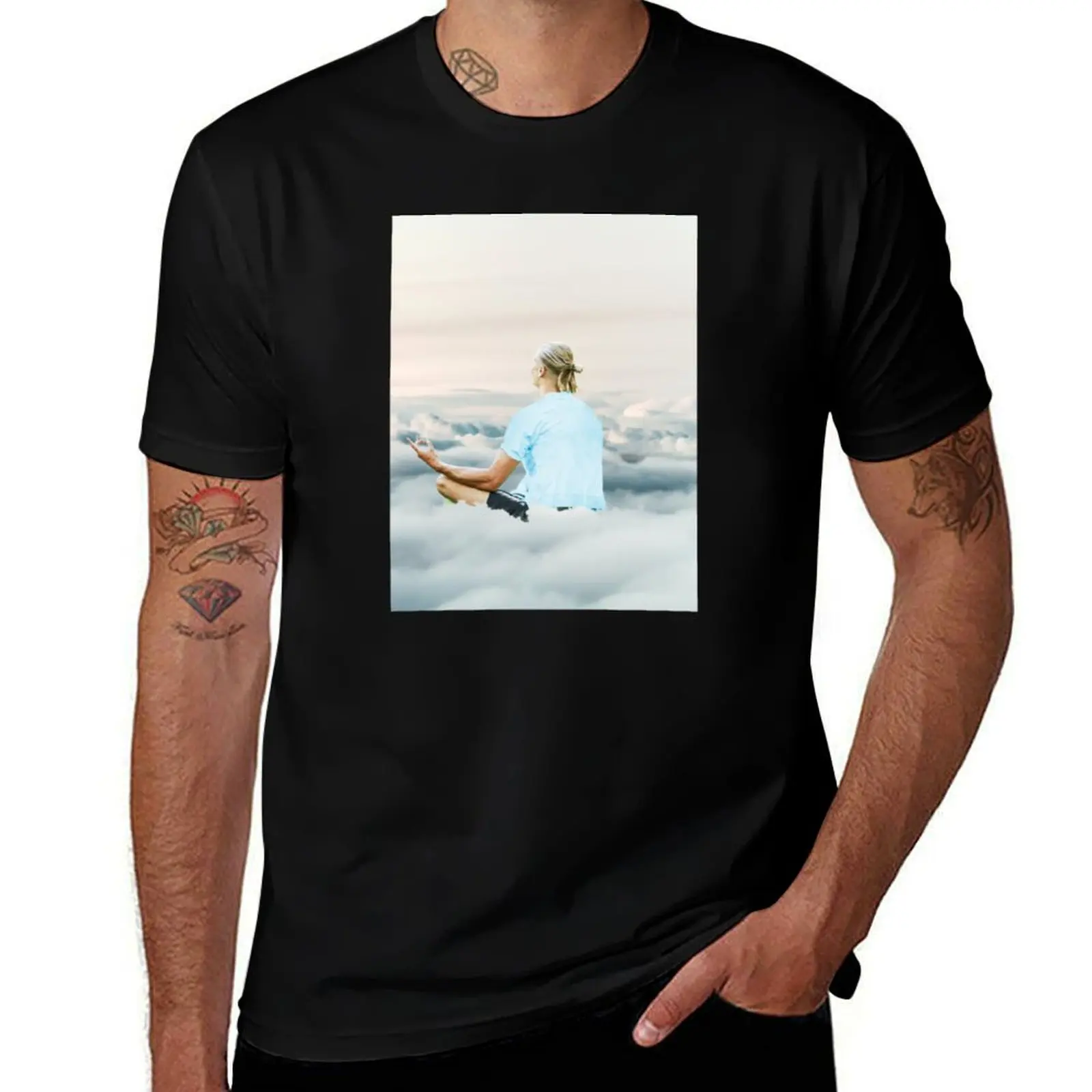 

man graphic shirt in Yoga t oversize sky man t men shirts shirts for t T-Shirt the