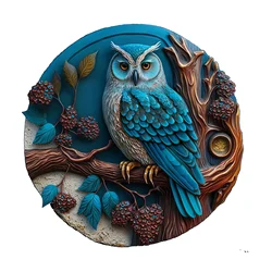 3D Animal Puzzle DIY Owl Wooden Jigsaw Puzzles Bird Kids Animal Shape Puzzles For Adults Kids Birthday Gift Home Decor